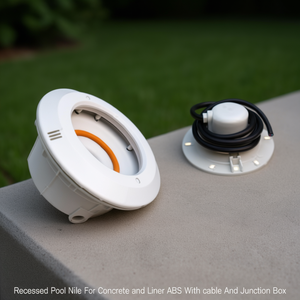 Nicchia a incasso per piscina in cemento e liner in ABS con cavo e scatola di giunzione - Product Image 3