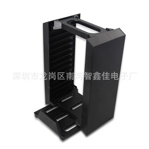 Ps4 Game Disc Holder With Dual <b>Controller</b> Charger <b>Stand</b> For Ps4 Console And Game Disc Storage Organizer 31.8X9.1X14.2Cm - Product Image 4