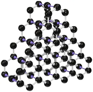 Chemische Graphit Kristall Struktur Molekulare Modelle