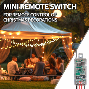 Factory New <strong>Mini</strong> <strong>Remote</strong> Switch DC 5V 5A Relay <strong>Remote</strong> <strong>Control</strong> Switch Wireless Switch for Christmas Light <strong>Control</strong> - Product Image 3