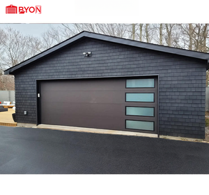 <span class=keywords><strong>Porte</strong></span> de <span class=keywords><strong>garage</strong></span> sectionnelle isolée à vue complète en aluminium et acier, style moderne, haute qualité, <span class=keywords><strong>meilleur</strong></span> prix, avec panneau encastré. - Product Image 2