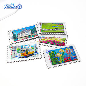 Usine Logo personnalisé feuille d'<span class=keywords><strong>argent</strong></span> émail doux Design timbre plaque d'immatriculation Style Souvenirs aimants pour réfrigérateur aimant de réfrigérateur - Product Image 2