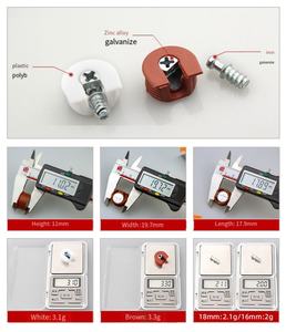 Connecteur de support d'étagère 3-en-1 en alliage de zinc et plastique, raccord de connexion pour meubles de cuisine, salle à manger et armoires d'hôtel - Product Image 5