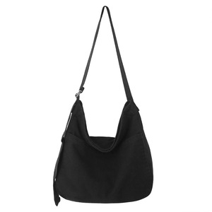 Grand sac fourre-tout en toile à fermeture éclair, style urbain tendance, pour le quotidien, sac à bandoulière et sac porté travers - Product Image 6