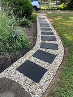 Plancher de trottoir Pavé d'allée de granit Pierres Pavé en pierre de granit naturel