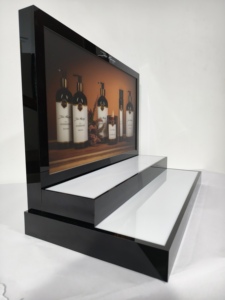 Tùy chỉnh thiết kế Acrylic cơ thể rửa truy cập hiển thị đứng nước hoa mỹ phẩm hiển thị giá vòi hoa sen Gel hiển thị đứng - Product Image 6