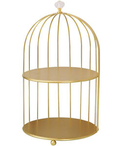 Support de rangement cosmétique minimaliste demi-doré en gros, étagère de coiffeuse, support de comptoir, étagère de salle de bain en métal - Product Image 1