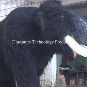 Modelo Animatrónico de Mamut Estilo Edad de Hielo para Valle Glaciar, Exhibiciones de Animales Gigantes de la Edad de Hielo Fabricadas para Parques Temáticos - Product Image 6