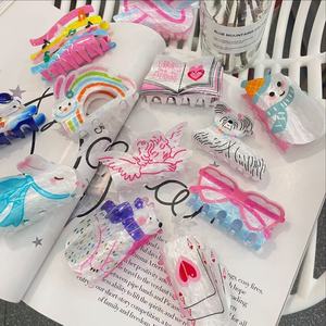 Personnalisé de haute qualité doux dessin animé acrylique 8cm grandes griffes de cheveux femmes filles nouveau Design lapin pinces à cheveux accessoires de cheveux - Product Image 1