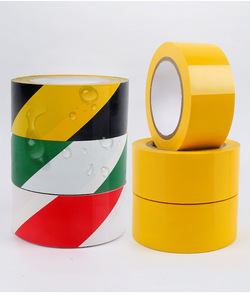 Pvc cảnh báo băng màu đen và màu vàng ngựa vằn qua đánh dấu màu Montessori Con Đường Băng 48 Mét chiều rộng 20m chiều dài - Product Image 6