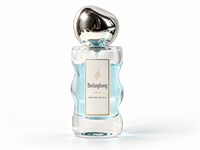 Flacon pulvérisateur de parfum vide en verre avec logo personnalisé, 30 ml, 50 ml, 100 ml, corps ondulé, pompe de luxe, emballage cosmétique pour parfum