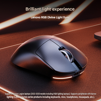 Grosir Mouse Gaming LENOVO GM11 2.4GHz USB Desain Ergonomis Tangan Kanan Sensor Optik PAW3311 RGB Backlit Dapat Diprogram