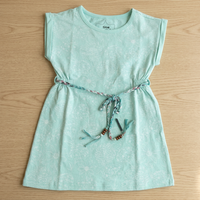 Robe d'Été Décontractée en Coton Sans Manches pour Petite Fille, Imprimée de Motifs
