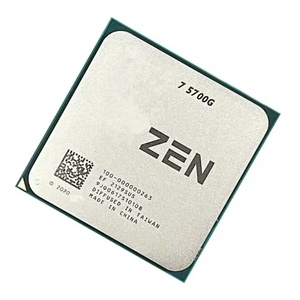 R7 AM4ลดกระหน่ำ5700g ถาดโปรเซสเซอร์5600X G X 5800X3D 8 Core สิบหกเธรด4 5000ชุดเดสก์ท็อปเกมซีพียู - Product Image 2