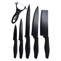 Couteaux de cuisine et accessoires WUJO de haute qualité, style américain, en acier inoxydable européen, avec éplucheur et aiguiseur