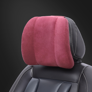 Almohada de reposacabezas de primera calidad, fácil de limpiar, hebilla de espuma viscoelástica, almohada de descanso para coche para conducir, viajar - Product Image 2