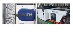 Saker 5025 HMC lật trục chính ngang điều khiển CNC Siemens tùy chọn đầu AC cho các bộ phận cấu trúc hàng không vũ trụ phức tạp tự động - Product Image 4