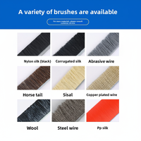 Brosse métallique professionnelle personnalisée en acier inoxydable ondulé avec manche en aluminium pour le débavurage industriel et le nettoyage de la rouille