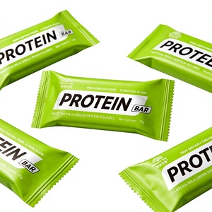 Mini cubes <span class=keywords><strong>de</strong></span> protéines Matcha, barres protéinées au soja, au lactosérum et aux pois, mélange <span class=keywords><strong>de</strong></span> 5 protéines, faible teneur en glucides, collation énergétique, OEM - Product Image 6