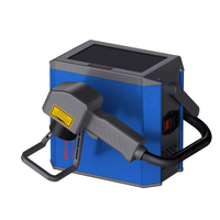 Mesin Penanda Laser Serat Mini 20w 30w Berpendingin Udara Harga Terjangkau untuk Pengukiran Pipa Plastik PVC dengan Dukungan DXF/BMP