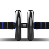 Vente en gros exercice ab roue rouleau Fitness tapis de genou abdominaux entraîneur de muscles double roues