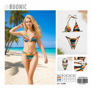 Copricostume Sexy da Donna in Chiffon per l'Estate, Sarong Bikini, Copricostume Kaftan da Spiaggia S06064-21 - Product Image 3