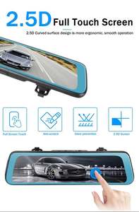 Cámara de salpicadero de caja negra para coche HD con lente dual y pantalla táctil completa universal con visión nocturna, monitoreo de estacionamiento, WiFi 4K y control de aplicaciones - Product Image 3