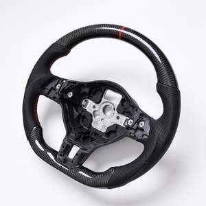 Volant en fibre de carbone pour Volkswagen VW <span class=keywords><strong>Golf</strong></span> <span class=keywords><strong>GTI</strong></span> MK6 Jetta 2008-12 - Product Image 2