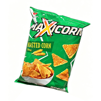 Sachet gonflable haute clarté MOPP VMPET CPP à scellage arrière pour chips triangulaires croustillantes, résistant à la graisse et avec impression de logo personnalisée