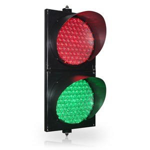 Lámpara de Tráfico LED Roja y Verde de 12 Pulgadas y 2 Aspectos IP65 para Seguridad Vial - Product Image 1