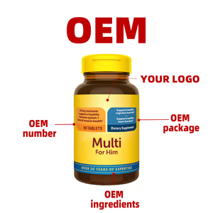 OEM/ODM <span class=keywords><strong>Multivitamin</strong></span>-Tabletten für Männer zur Unterstützung von Immunsystem, Knochen, Muskeln, Herz und kognitiver Gesundheit, 90 Tabletten, Nahrungsergänzungsmittel - Product Image 3