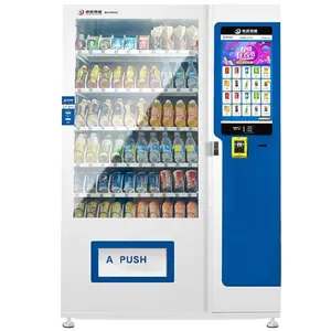 Inteligente 24 horas de servicio de leche automática comida Snack Vending máquina con Ce FCC Iso9001