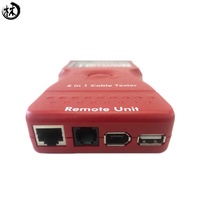 Probador de cable de red de plástico multiusos 5 en 1 RJ45/RJ11/USB/BNC/IEEE1394 LAN Cat5/Cat6/Cat7 Cable