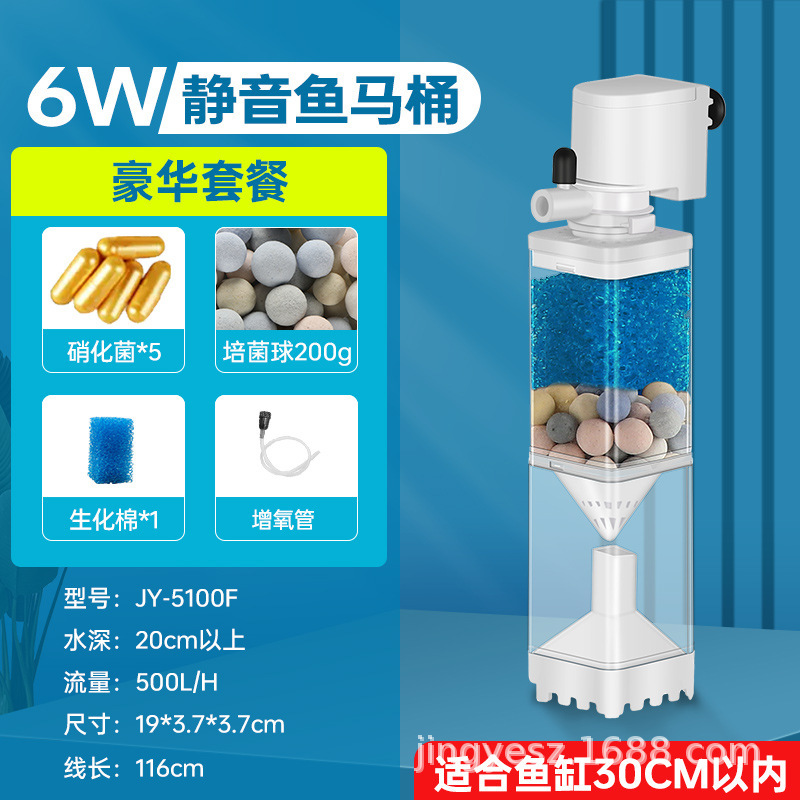 6w fish toilet-purified water culture package