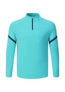 Europese Club Team Jersey Wintersportkleding Met Lange Mouwen Voor Volwassenen En Kinderen Met Halve Ritssluiting - Product Image 4