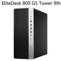 Ordinateur de bureau Barebone Tower EliteDesk 800 G5, 9e génération, propre, sans rayures, grade A, testé, fonctionnel