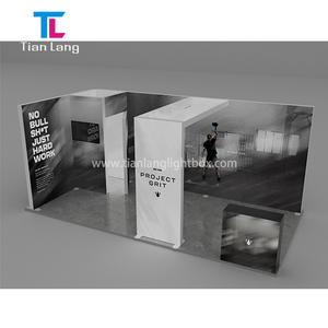 TianLang 10s Asamblea Pop up Caja de luz Pantalla Marco de aluminio Forma rectangular para Feria Comercial SEG o cabina de exposición - Product Image 4