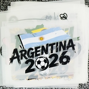 Transferts DTF personnalisés pour le <span class=keywords><strong>monde</strong></span> entier, vinyle thermocollant pour tasses, sérigraphie, transfert thermique DTF Football Soccer pour vêtements - Product Image 1
