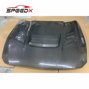 福特野马2024 S650升级谢尔比超级零食碳纤维发动机罩 - Product Image 5