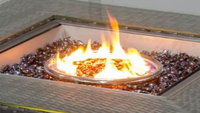 Cheminée de table à l'éthanol Vente à chaud pour l'extérieur Table en béton Bol de foyer Smores Maker Burner Garden Bio Fireplace