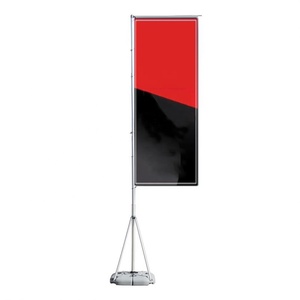 Campione disponibile nero appeso Pongee materiale di iniezione di acqua <span class=keywords><strong>bandiera</strong></span> con <span class=keywords><strong>stampa</strong></span> digitale <span class=keywords><strong>bandiera</strong></span> <span class=keywords><strong>su</strong></span> un palo titolare - Product Image 4