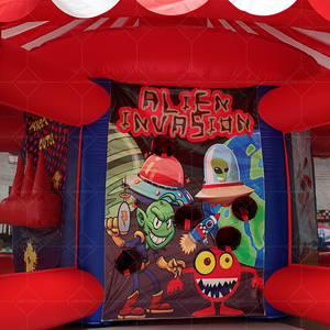 Juego deportivo inflable de Carnaval 4 en 1 para grandes eventos para exposiciones de <span class=keywords><strong>feria</strong></span>, lanzamiento y <span class=keywords><strong>Castillo</strong></span> inflables - Product Image 3