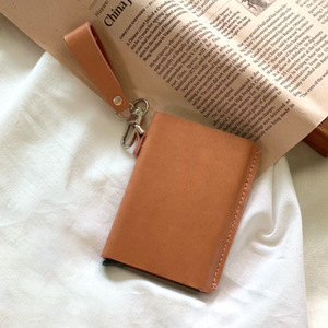 Tarjetero creativo de cuero PU estilo coreano, tarjetero anti-RFID de aleación de aluminio metálico, tarjetero portátil para tarjetas de visita y tarjetas bancarias - Product Image 2