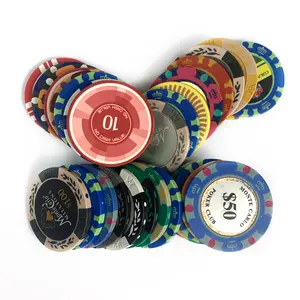 China Supplier wholesale Custom Logo Cheap Price Clay Chips Ceramic Poker Chips