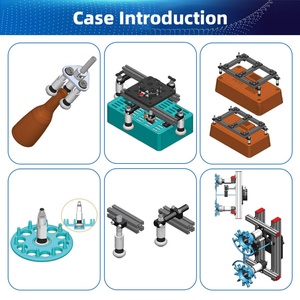 Pince d'expansion pneumatique industrielle JD Mini, légère, avec support interne, doigt en silicone pour bras robotique, moulage par injection - Product Image 6