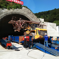 Chariot à tunnel de conception libre Chevalet à arc inversé Machines de construction durables Q235B Système hydraulique importé