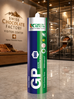 Mastic silicone acétique GP 668 à séchage rapide, anti-moisissure, adhésif transparent pour fenêtres, portes, verre et joints d'aquarium