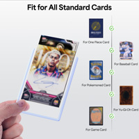 JUZI En gros Protège-cartes en PVC format standard 75pt Top Loaders pour cartes Pokémon, de collection, de baseball, de sport et TCG