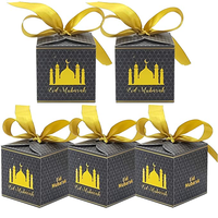 Boîtes à bonbons personnalisées pour l'aïd moubarak, coffret cadeau pour le Ramadan, pièces