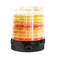 Voedsel Dehydrator Machine Voor Jerky Met 5 Trays 165f Temperatuurregeling 48H Timer 350W Elektrische Droger Voor Fruitkruiden Vlees